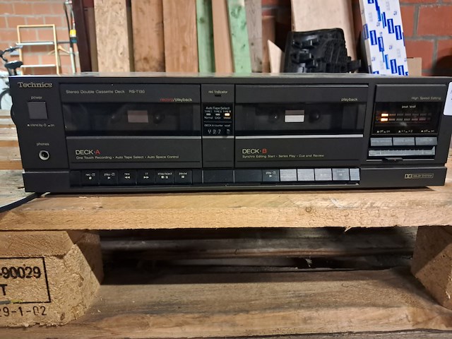 Technics dubbele cassettedek perfecte staat - afbeelding 1 van  4