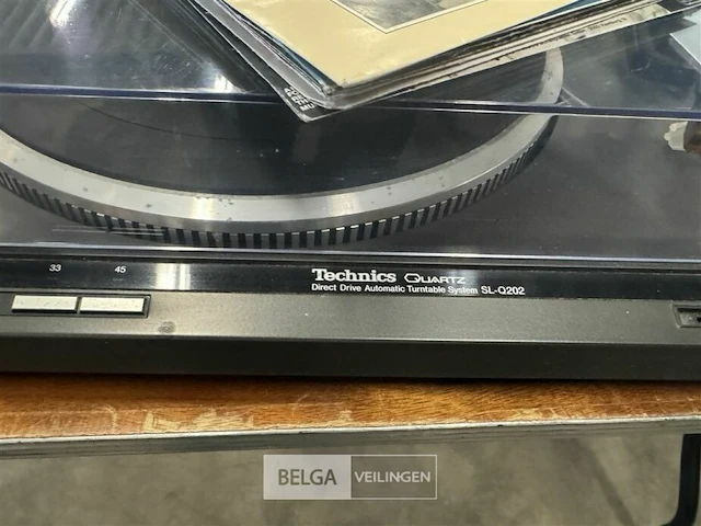 Technics platenspeler slq22 en partij lp platen - afbeelding 3 van  5