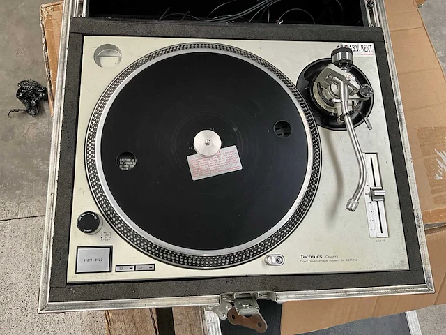 Technics sl1200 in flight case - afbeelding 2 van  3