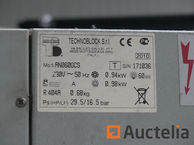Techno block negatieve koude kamer an060gcs - afbeelding 2 van  13
