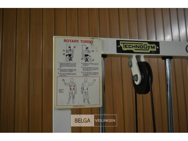 Techno gym rotary torso 50 kg max - afbeelding 3 van  6