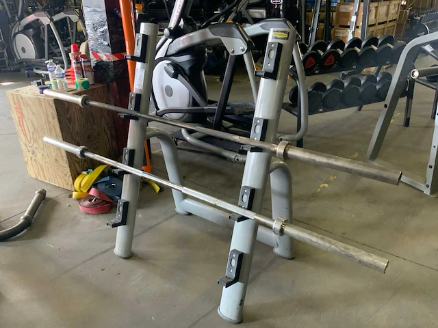 Technogym - barbell rek - met stangen - power station - afbeelding 1 van  4