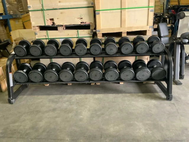 Technogym - dumbbells met pure rek - 14;16;18;20;22;24;26;28;30;32kg - power station - afbeelding 1 van  9