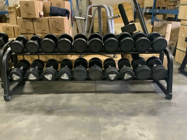 Technogym - dumbbells met pure rek - 22;24;26;28;30;44;46;46;48;50kg - power station - afbeelding 1 van  8