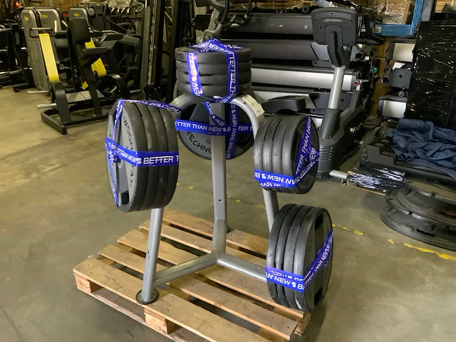 Technogym - schijven 50mm met rek - 260kg - power station - afbeelding 1 van  7