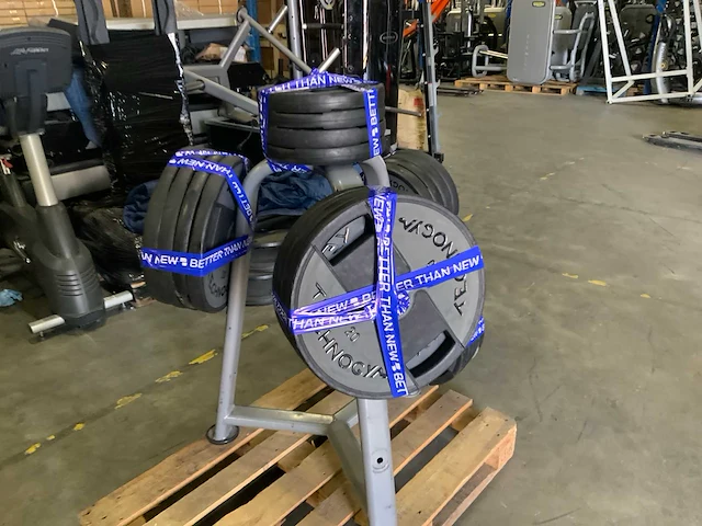 Technogym - schijven 50mm met rek - 260kg - power station - afbeelding 2 van  7