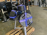 Technogym - schijven 50mm met rek - 260kg - power station - afbeelding 2 van  7