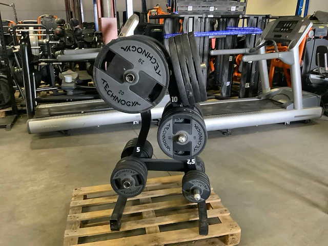 Technogym - schijven pu 50mm - met rek - power station - afbeelding 2 van  5