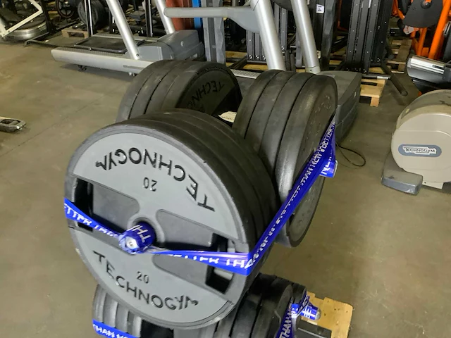 Technogym - schijven pu 50mm - met rek - power station - afbeelding 2 van  7