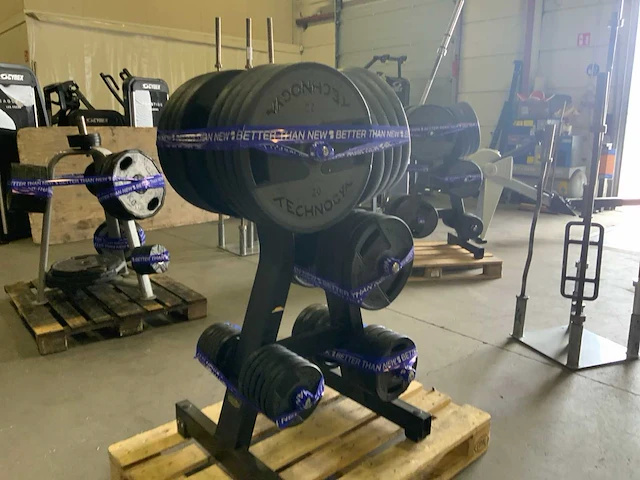 Technogym - schijven pu 50mm - met rek - power station - afbeelding 7 van  7