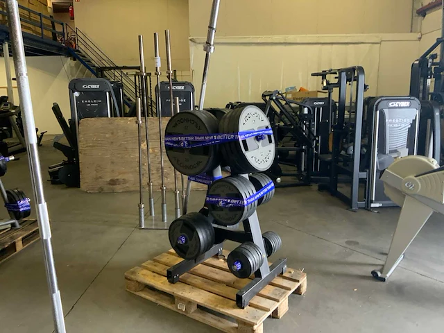 Technogym - schijven pu 50mm - met rek - power station - afbeelding 1 van  6