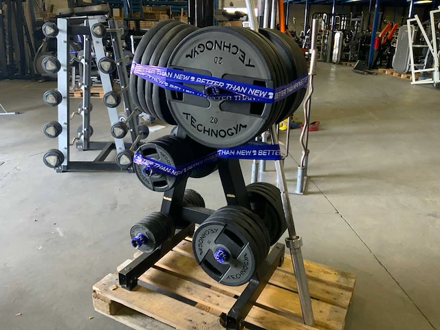 Technogym - schijven pu 50mm - met rek - power station - afbeelding 4 van  6