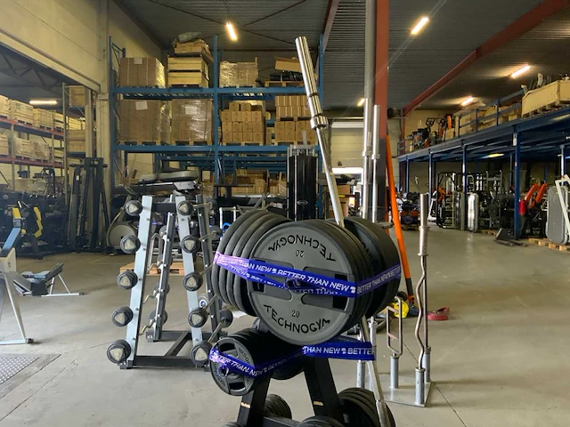 Technogym - schijven pu 50mm - met rek - power station - afbeelding 5 van  6