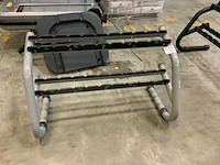 Technogym 6 pair element dumbbell rek krachtstation - afbeelding 1 van  3