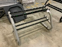 Technogym 6 pair element dumbbell rek krachtstation - afbeelding 2 van  3