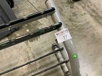 Technogym 6 pair element dumbbell rek krachtstation - afbeelding 3 van  3