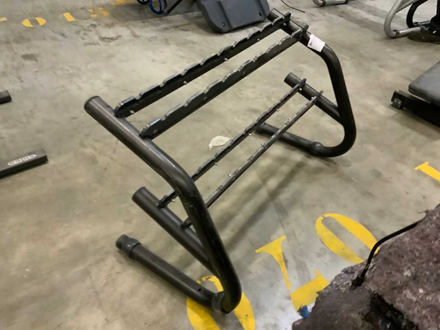 Technogym 6 pair element dumbbell rek krachtstation - afbeelding 3 van  3