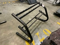 Technogym 6 pair element dumbbell rek krachtstation - afbeelding 3 van  3
