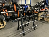 Technogym barbell rek incl 4 barbells krachtstation - afbeelding 2 van  4