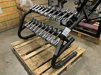 Technogym chrome dumbbells 1 t/m 10kg met rek krachtstation - afbeelding 3 van  7
