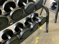 Technogym dumbbells met rek set 12;14;16;18;20;22kg krachtstation - afbeelding 2 van  4