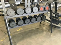 Technogym dumbbells met rek set 12;14;16;18;20;22kg krachtstation - afbeelding 3 van  4