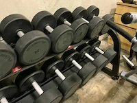 Technogym dumbbells pure rek 30kg t/m 50kg krachtstation - afbeelding 5 van  8