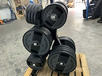 Technogym dumbells met element rek 16x20;20x10kg krachtstation - afbeelding 2 van  5
