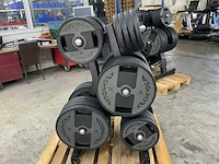 Technogym dumbells met element rek 16x20;20x10kg krachtstation - afbeelding 5 van  5