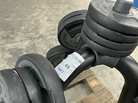 Technogym dumbells met element rek 6x20;6x10;6x5;4x2,5kg krachtstation - afbeelding 3 van  5
