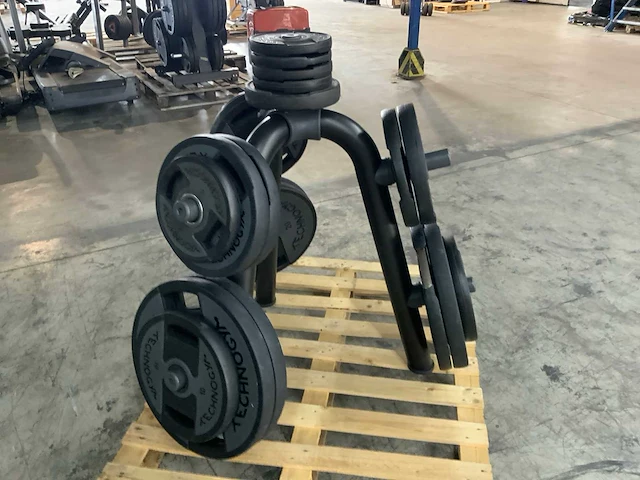 Technogym dumbells met element rek 6x20;8x10;4x5;4x2,5kg krachtstation - afbeelding 6 van  6
