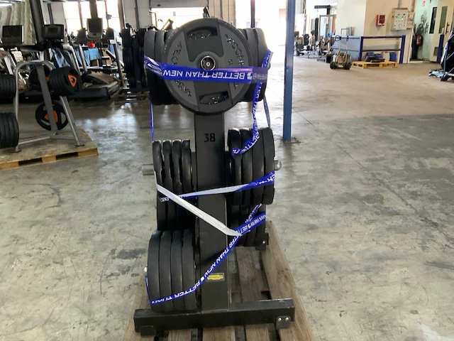 Technogym dumbells met element rek 8x20;20x10kg;4x5kg krachtstation - afbeelding 3 van  8