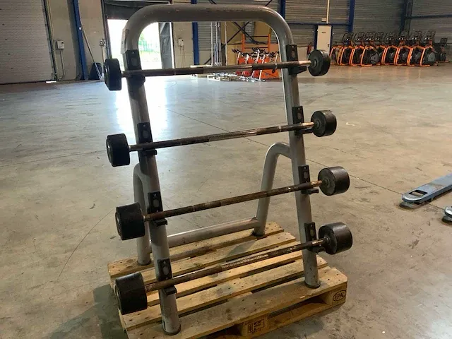Technogym element en hammer barbells barbell rek krachtstation - afbeelding 2 van  5