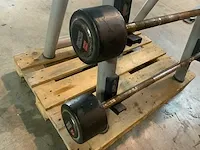 Technogym element en hammer barbells barbell rek krachtstation - afbeelding 3 van  5