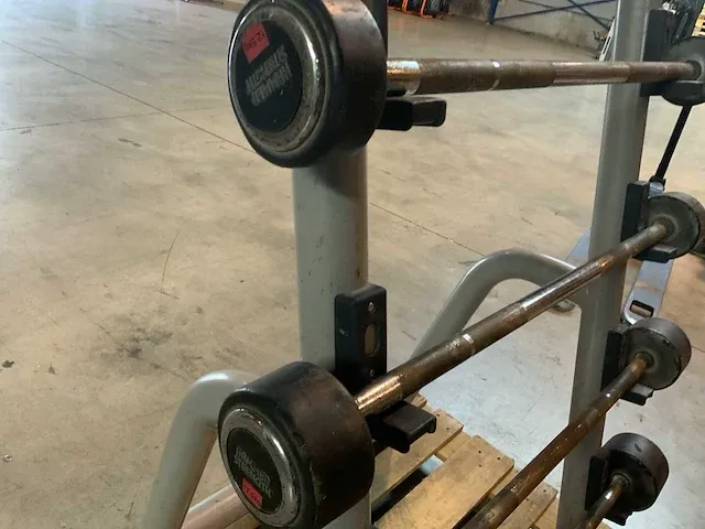 Technogym element en hammer barbells barbell rek krachtstation - afbeelding 4 van  5