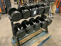 Technogym pu dumbbells 38;2x40;42;44kg krachtstation - afbeelding 2 van  5