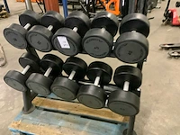 Technogym pu dumbbells 38;2x40;42;44kg krachtstation - afbeelding 5 van  5