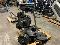 Technogym pu schijven 3x10kg;5x5kg;4x2,5kg sidea 12x20kg;8x10kg technogym krachtstation - afbeelding 1 van  7