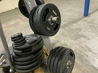 Technogym pu schijven 3x10kg;5x5kg;4x2,5kg sidea 12x20kg;8x10kg technogym krachtstation - afbeelding 5 van  7