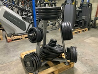 Technogym pu schijven 3x10kg;5x5kg;4x2,5kg sidea 12x20kg;8x10kg technogym krachtstation - afbeelding 7 van  7