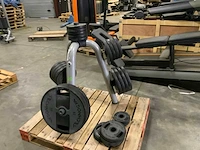 Technogym pu schijven 50 mm 3x20;8x10;7x5;5x2,5;3x1,25kg krachtstation - afbeelding 1 van  7
