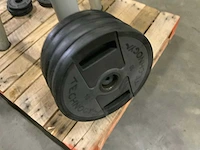 Technogym pu schijven 50 mm 3x20;8x10;7x5;5x2,5;3x1,25kg krachtstation - afbeelding 4 van  7