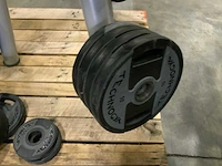 Technogym pu schijven 50 mm 3x20;8x10;7x5;5x2,5;3x1,25kg krachtstation - afbeelding 5 van  7