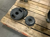 Technogym pu schijven 50 mm 3x20;8x10;7x5;5x2,5;3x1,25kg krachtstation - afbeelding 7 van  7