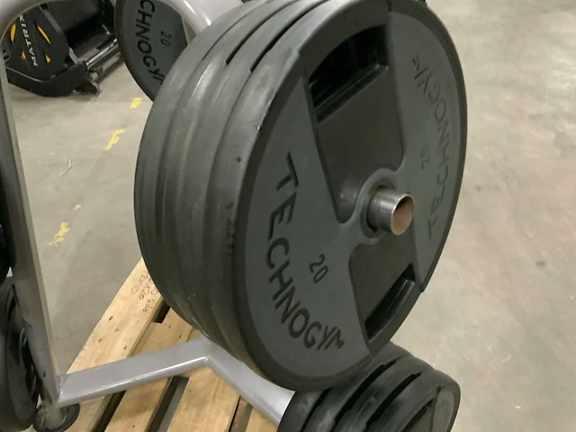 Technogym pu schijven 50mm 12x20;12;10kg krachtstation - afbeelding 4 van  5