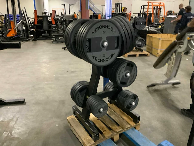 Technogym pu schijven 50mm 12x20;12x10;8x5;6x2,5kg krachtstation - afbeelding 1 van  7
