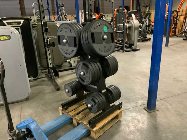 Technogym pu schijven 50mm 12x20;12x10;8x5;6x2,5kg krachtstation - afbeelding 2 van  7