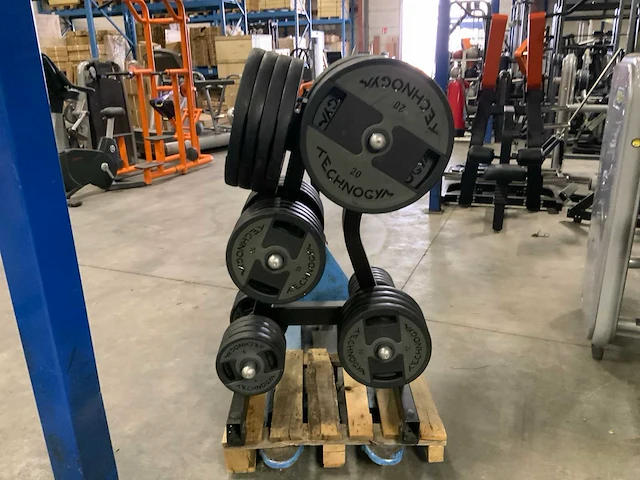 Technogym pu schijven 50mm 12x20;12x10;8x5;6x2,5kg krachtstation - afbeelding 4 van  7