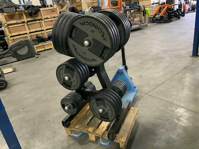 Technogym pu schijven 50mm 12x20;12x10;8x5;6x2,5kg krachtstation - afbeelding 5 van  7