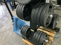 Technogym pu schijven 50mm 12x20;12x10;8x5;6x2,5kg krachtstation - afbeelding 7 van  7